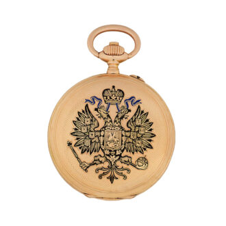 Swiss hunting cased lever for the Russian market Circa 1900