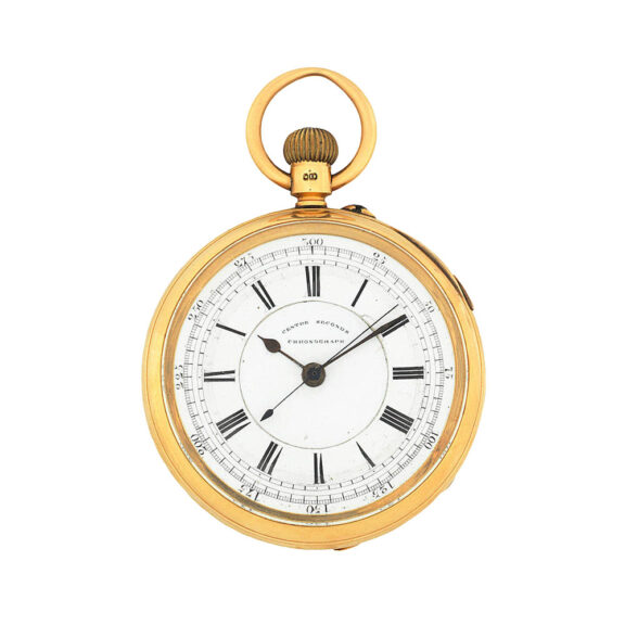 English open faced lever with start/stop seconds Circa 1897