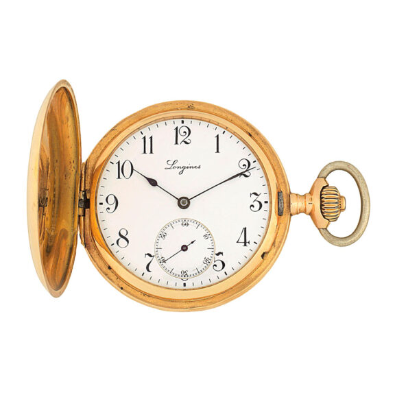 Swiss 18k gold hunting cased lever pocket watch Circa 1900