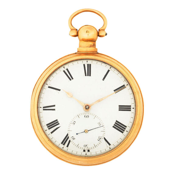 English 18k gold pair cased lever pocket watch Circa 1819