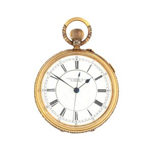 English open faced lever with stop/start seconds Circa 1900