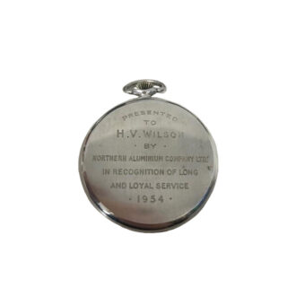 Rare, lightweight aluminium open faced lever watch Circa 1950