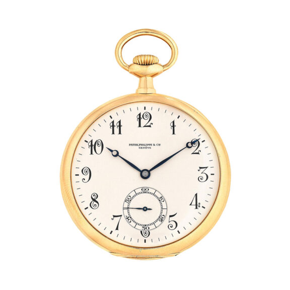Swiss 18 carat gold open faced lever pocket watch Circa 1903