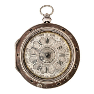 Austrian silver quarter striking watch with alarm Circa 1750