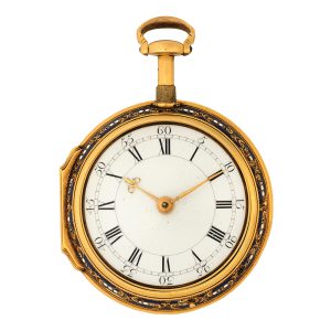 Repeater with Shagreen and glass display case Circa 1770