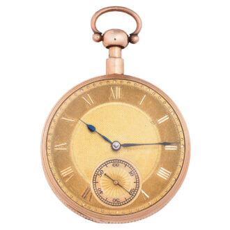 English gold open faced quarter repeating duplex Circa 1809
