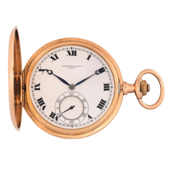 Swiss 18 carat rose gold hunting cased lever watch Circa 1900