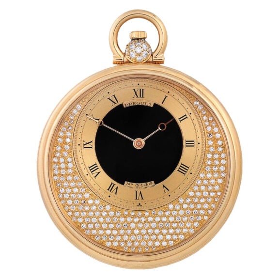 Swiss gold and diamond set lever with onyx dial Circa 1980