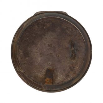 English silver pair cased key wind verge pocket watch Circa 1804