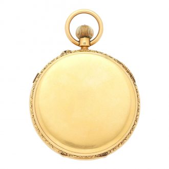 English gold lever watch with stoppable seconds Circa 1902