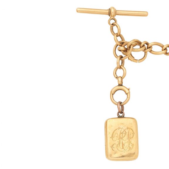 Swiss 18K gold hunting cased keyless lever watch Circa 1900 Swiss 18K gold hunting cased keyless lever watch Circa 1900