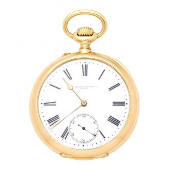 Swiss 18 carat gold open faced lever pocket watch Circa 1910 Swiss 18 carat gold open faced lever pocket watch Circa 1910