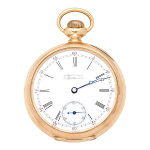 American 14 carat gold gentlemen's pocket watch Circa 1893