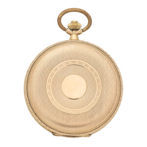 Swiss 14K gold hunting cased keyless lever watch Circa 1920