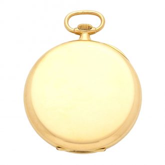 Swiss 9 carat gold open faced keyless pocket watch Circa 1860