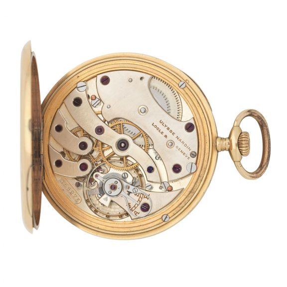Swiss 14 carat gold open faced keyless pocket watch Circa 1930 Swiss 14 carat gold open faced keyless pocket watch Circa 1930