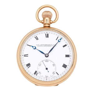 Swiss 9K gold hunting cased keyless lever watch Circa 1927