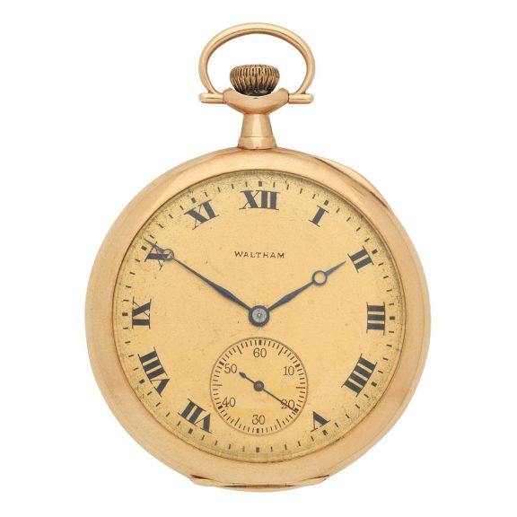 American 14K gold open faced keyless lever watch Circa 1907 American 14K gold open faced keyless lever watch Circa 1907