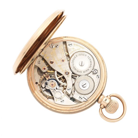 American 9K gold open faced keyless pocket watch Circa 1922 American 9K gold open faced keyless pocket watch Circa 1922