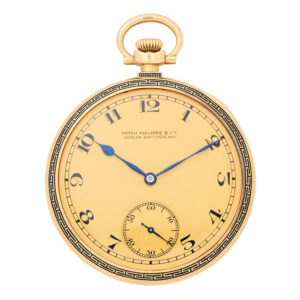 Swiss 18 carat gold and enamel keyless lever watch Circa 1920