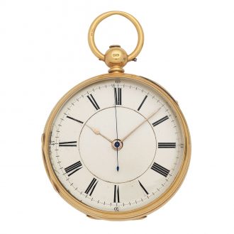 English gold historically interesting lever watch Circa 1874