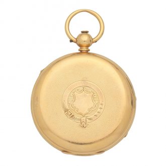 English gold historically interesting lever watch Circa 1874