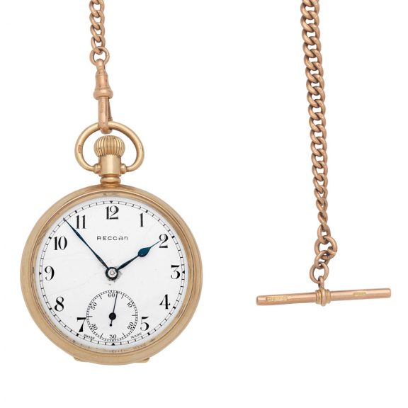 American 9K gold open faced keyless lever watch Circa 1960 American 9K gold open faced keyless lever watch Circa 1960