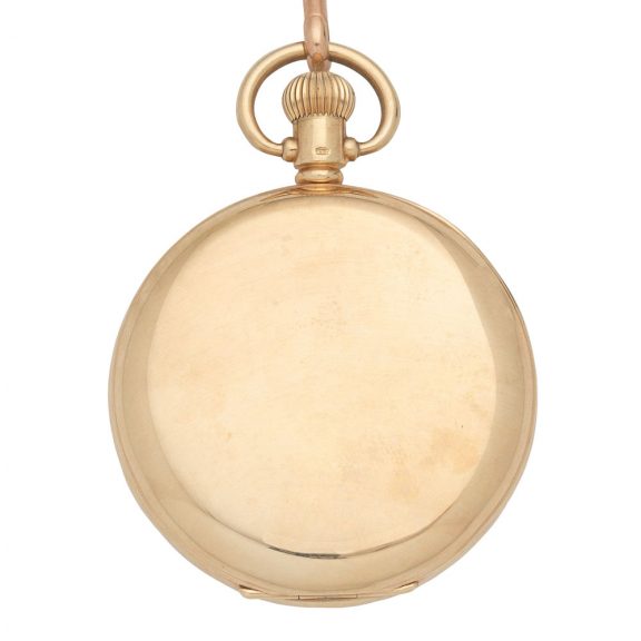American 9K gold open faced keyless lever watch Circa 1960 American 9K gold open faced keyless lever watch Circa 1960
