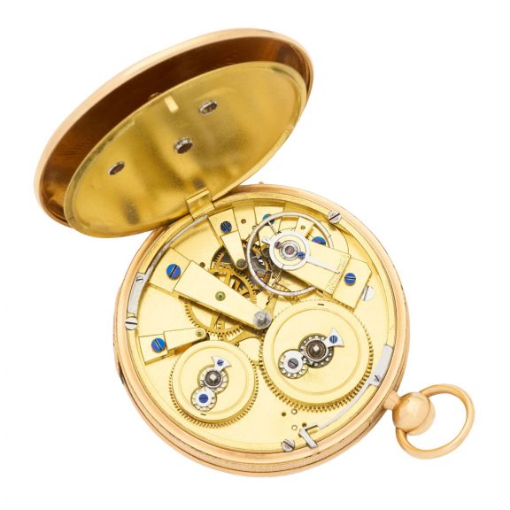 Swiss 18 carat gold open faced gentlemen's watch Circa 1810 Swiss 18 carat gold open faced gentlemen's watch Circa 1810