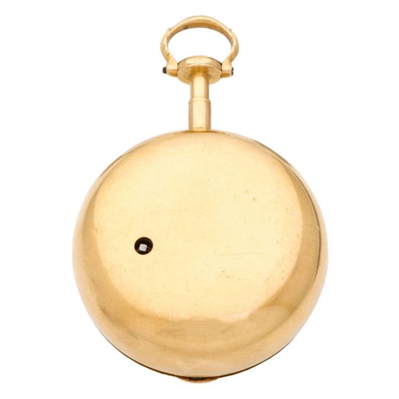 English 18 carat gold pair cased key wind pocket watch Circa 1785 English 18 carat gold pair cased key wind pocket watch Circa 1785