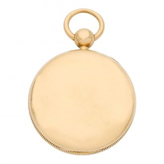 English 18K gold open faced lever pocket watch Circa 1822