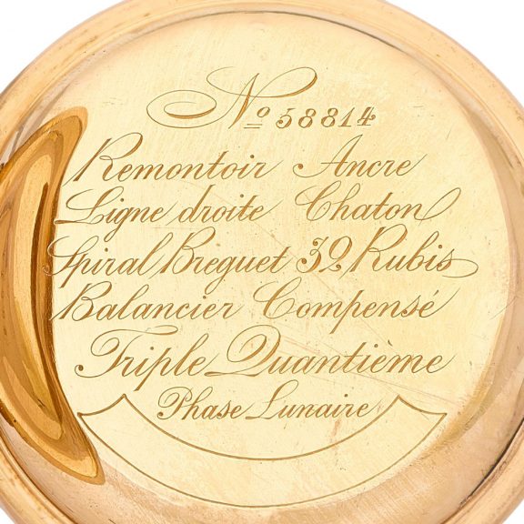 Swiss 18K gold hunting cased complicated watch Circa 1915 Swiss 18K gold hunting cased complicated watch Circa 1915