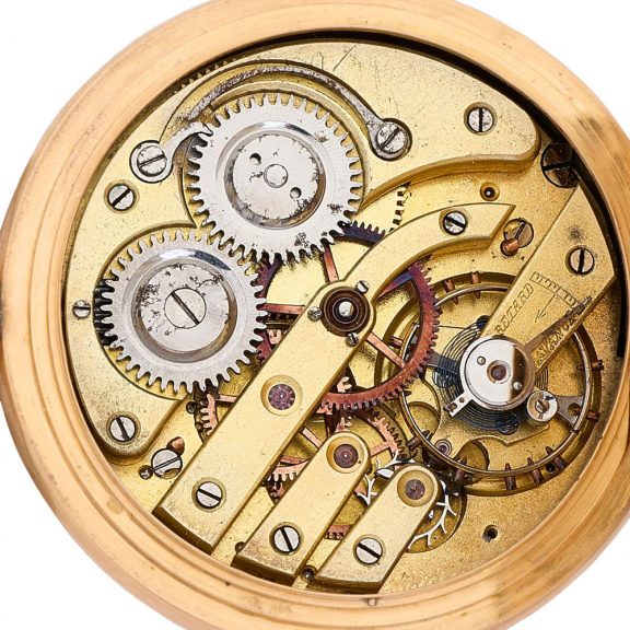 Swiss 18K gold hunting cased complicated watch Circa 1915 Swiss 18K gold hunting cased complicated watch Circa 1915