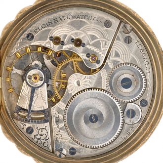 Fine American 14K gold hunting cased watch Circa 1913