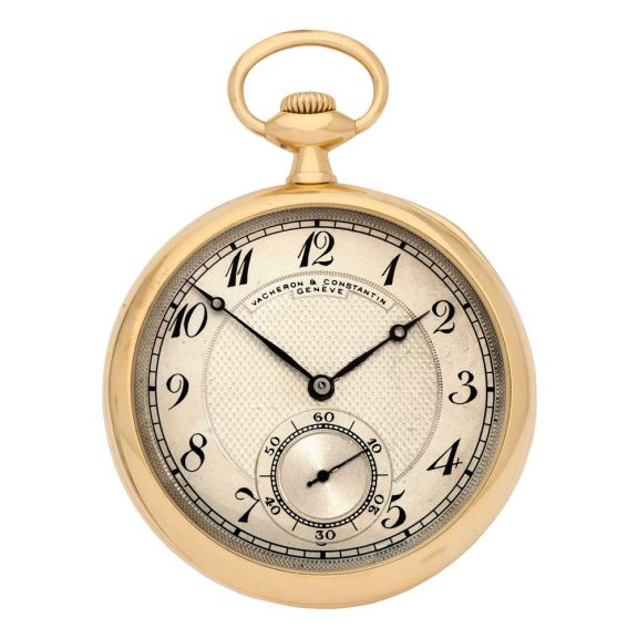 Swiss 18 carat gold open faced gentlemen's watch Circa 1905