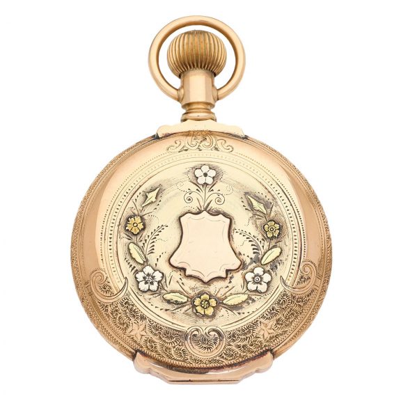 Fine American 14K gold hunting cased watch Circa 1905 Fine American 14K gold hunting cased watch Circa 1905