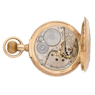 Fine American 14K gold hunting cased watch Circa 1905