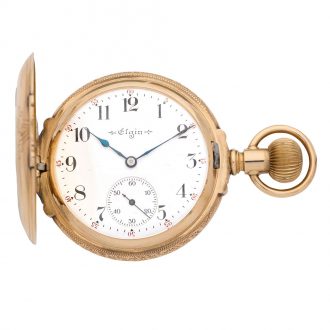Fine American 14K gold hunting cased watch Circa 1905
