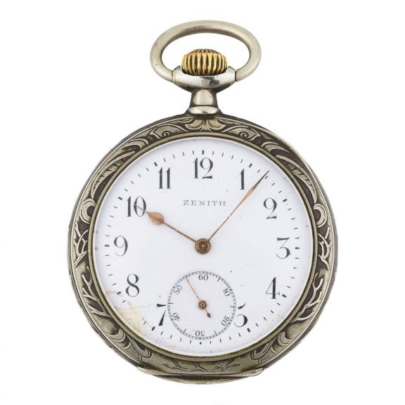 Swiss niëllo silver open faced keyless lever watch Circa 1900 Swiss niëllo silver open faced keyless lever watch Circa 1900