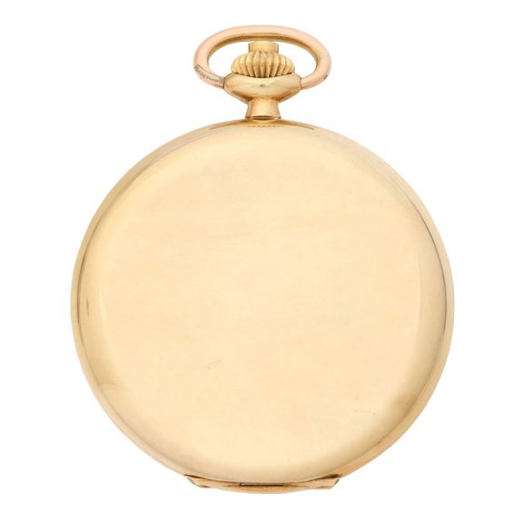 Swiss 14K gold keyless lever gentlemen's watch Circa 1920 Swiss 14K gold keyless lever gentlemen's watch Circa 1920