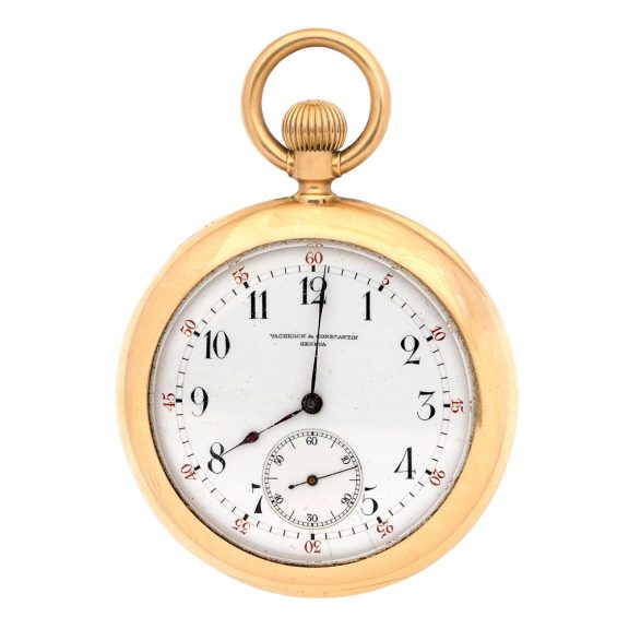 Swiss 18 carat gold open faced gentlemen's watch Circa 1910