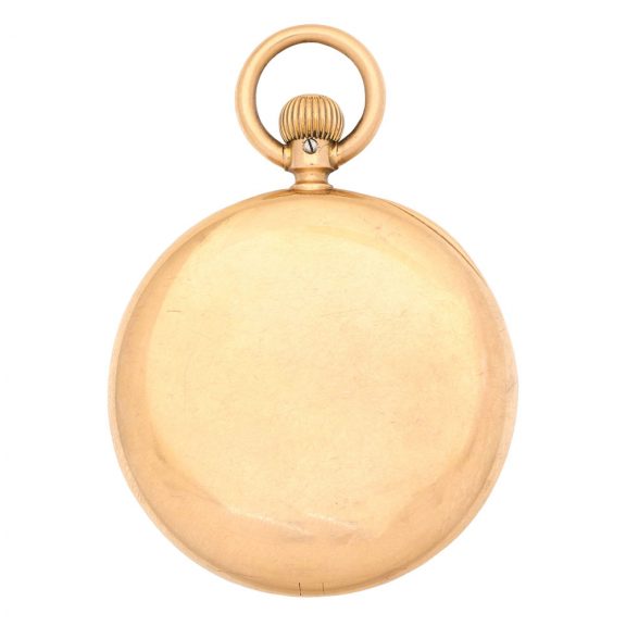 Swiss 18 carat gold open faced gentlemen's watch Circa 1910 Swiss 18 carat gold open faced gentlemen's watch Circa 1910