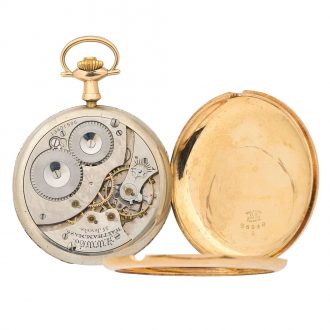 American 14K gold open faced keyless lever watch Circa 1904