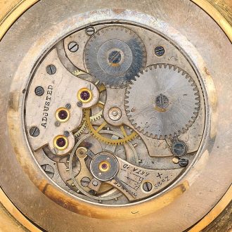 Swiss 18 carat gold open faced lever pocket watch Circa 1920 Swiss 18 carat gold open faced lever pocket watch Circa 1920