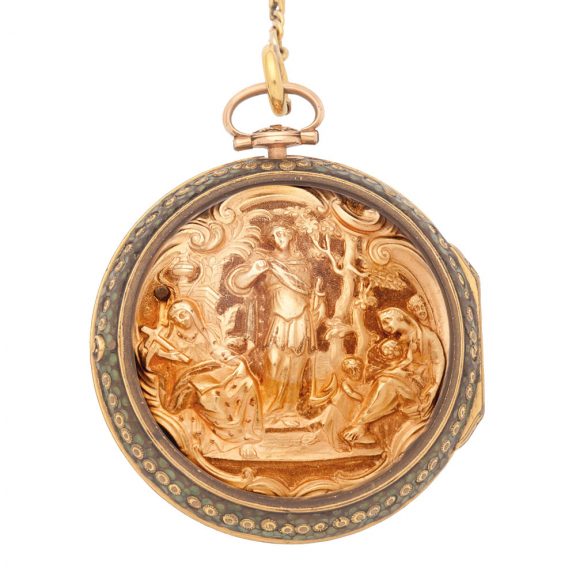 Fine English 20 carat gold triple cased verge watch Circa 1785 Fine English 20 carat gold triple cased verge watch Circa 1785