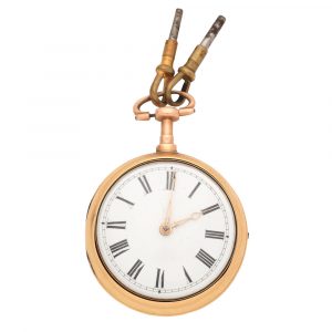 Scottish 18 carat gold key wind verge pocket watch Circa 1809