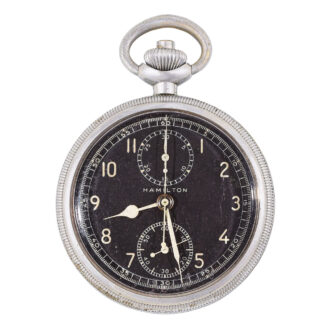 American steel keyless military chronograph Circa 1942