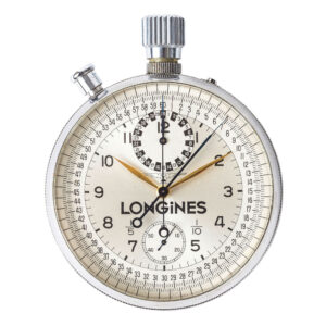 Swiss stainless steel split seconds chronograph Circa 1970