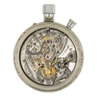 Swiss stainless steel split seconds chronograph Circa 1970
