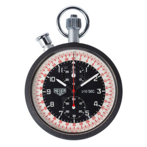 Swiss stainless steel split seconds chronograph Circa 1970